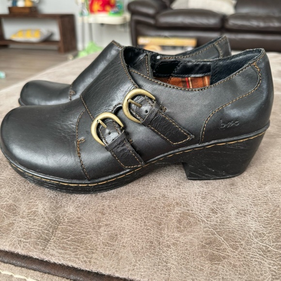 boc Black Leather Buckle Mule - Picture 7 of 7